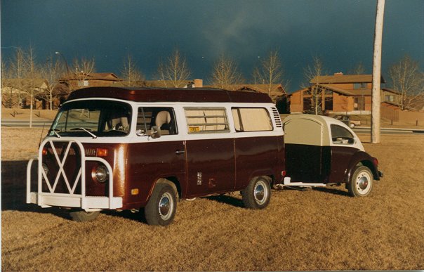 1973 VW Westphalia and matching 1973 VW trailer